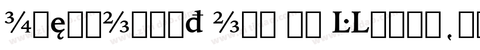 IowanOldSt OSF BT Roman字体转换